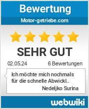 Bewertungen zu motor-getriebe.com