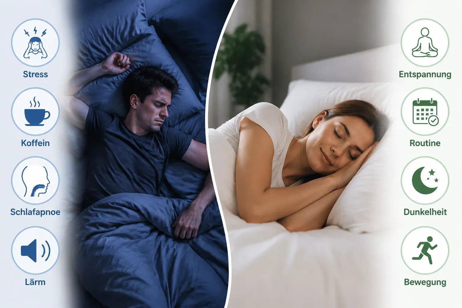 Was tun bei häufigem Aufwachen in der Nacht: Schlafhygiene und Schlafumgebung verbessern